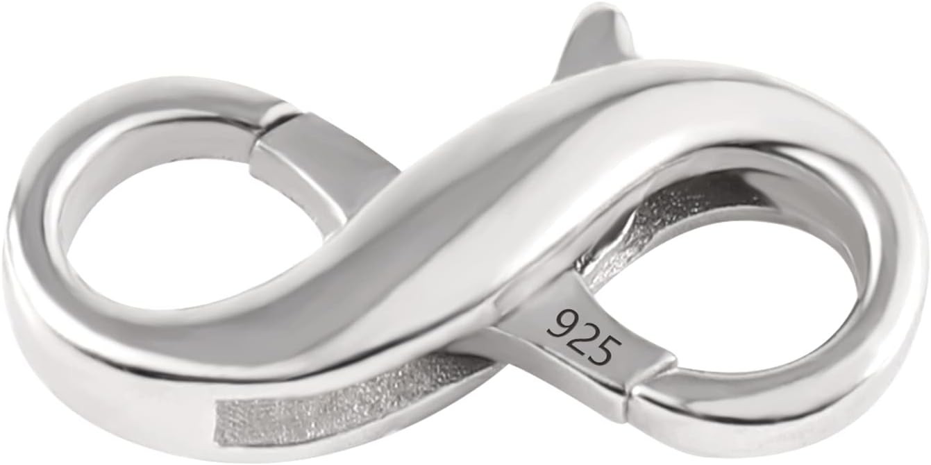 Lobster Clasp Necklace Bracelet Extender,925 Sterling Silver Necklace