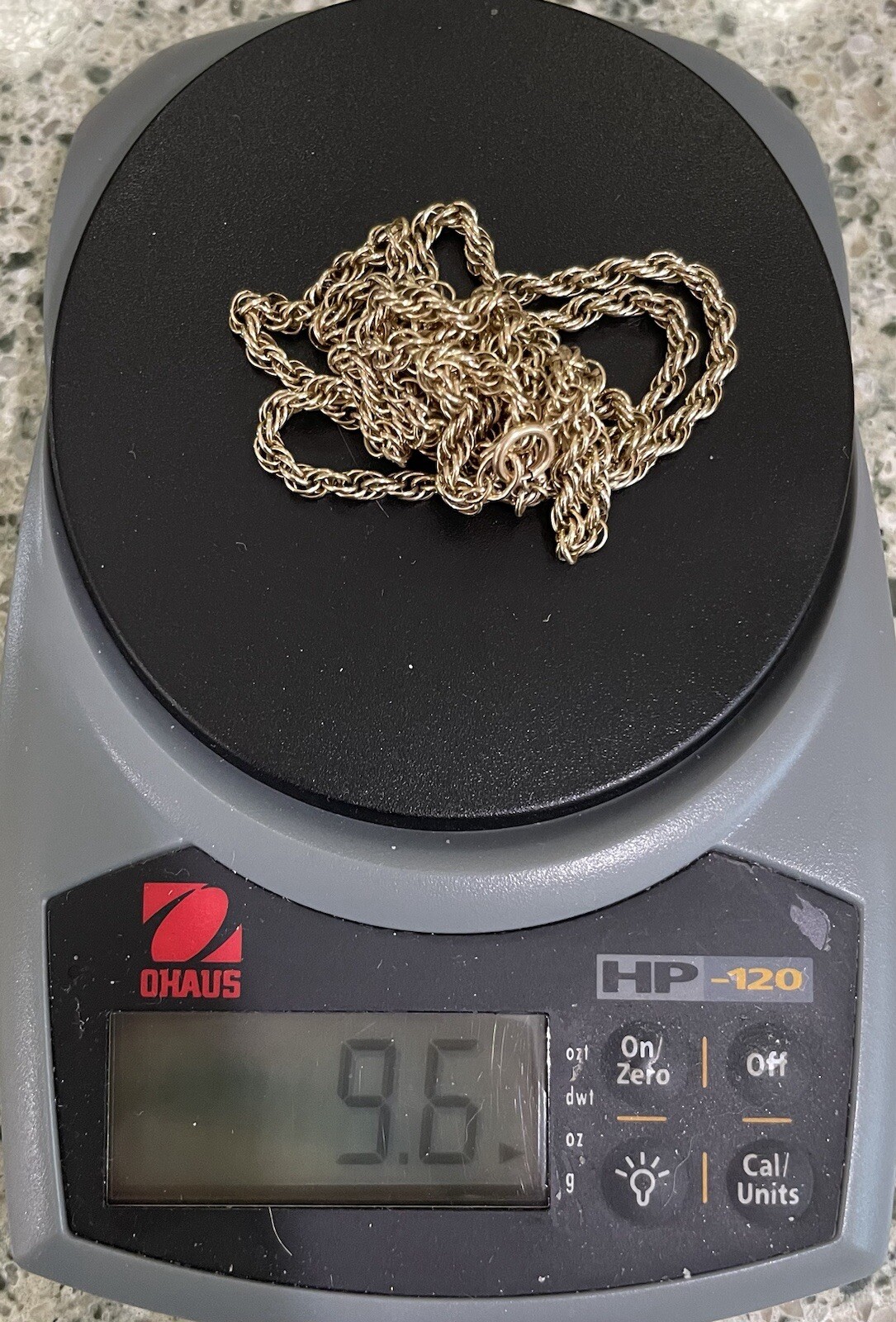 14K Yellow Gold 26” Chain Necklace Vintage 9.6 Grams Excellent