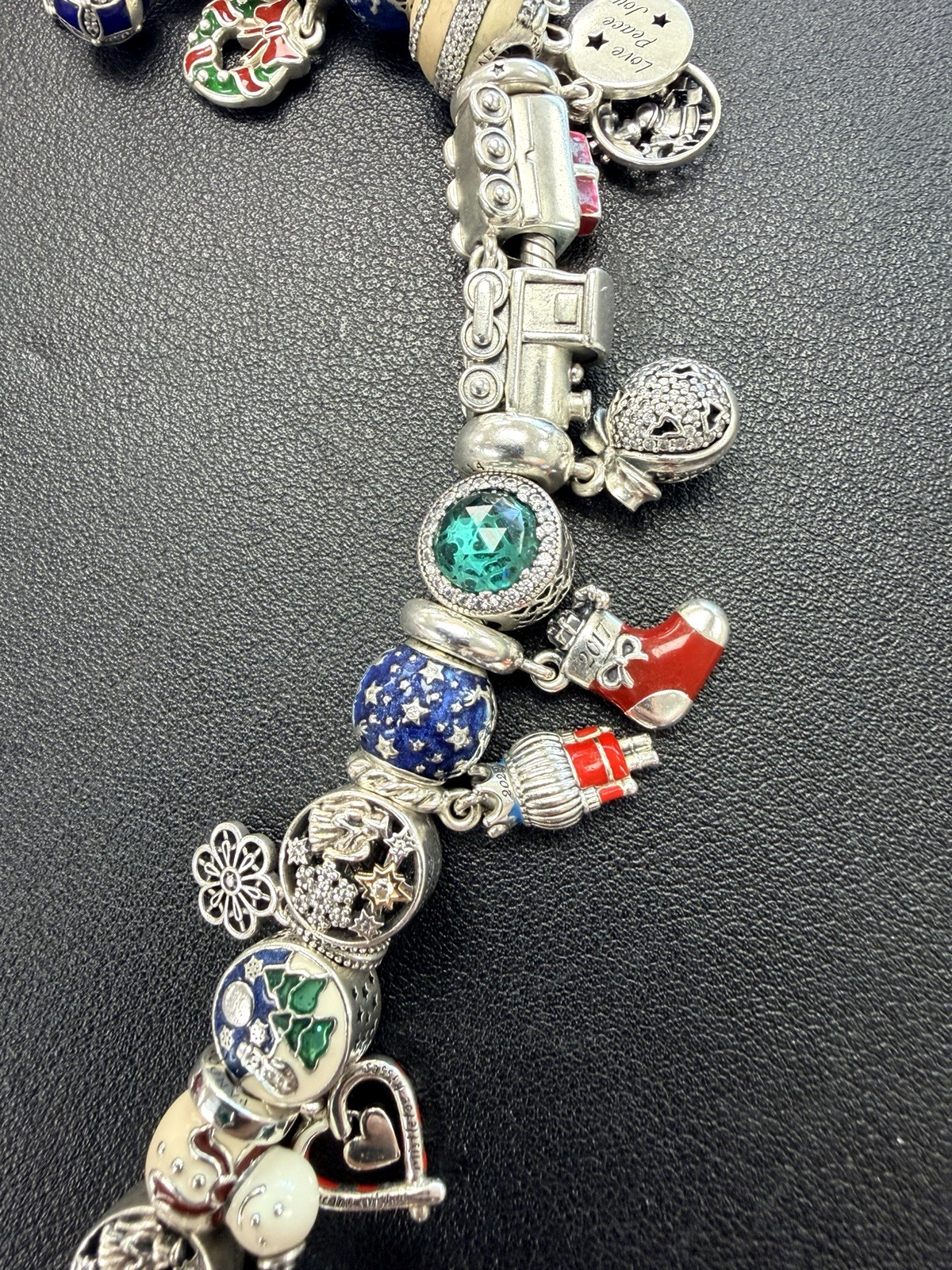 PANDORA ALE 925 Sterling Silver With 52! ALE Charms Necklace! OVER 200 Grams!!
