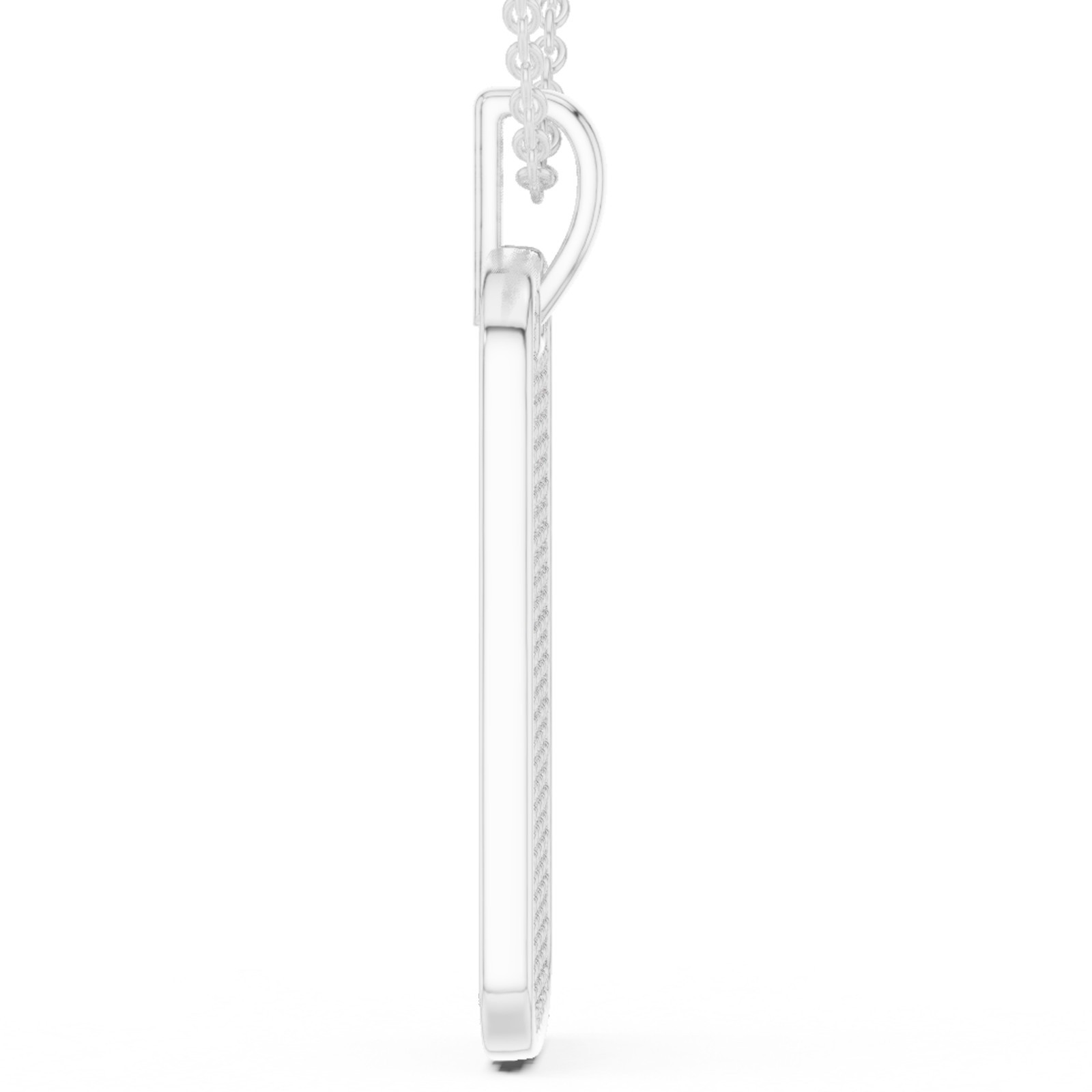 Certified VVS1 Natural Diamond Anniversary Women Gift Pendant 14k Gold Over