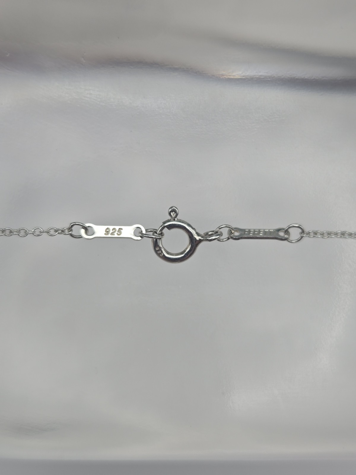 Tiffany & Co. Elsa Peretti Small Round Link 16″ Chain Necklace Silver Ag 925