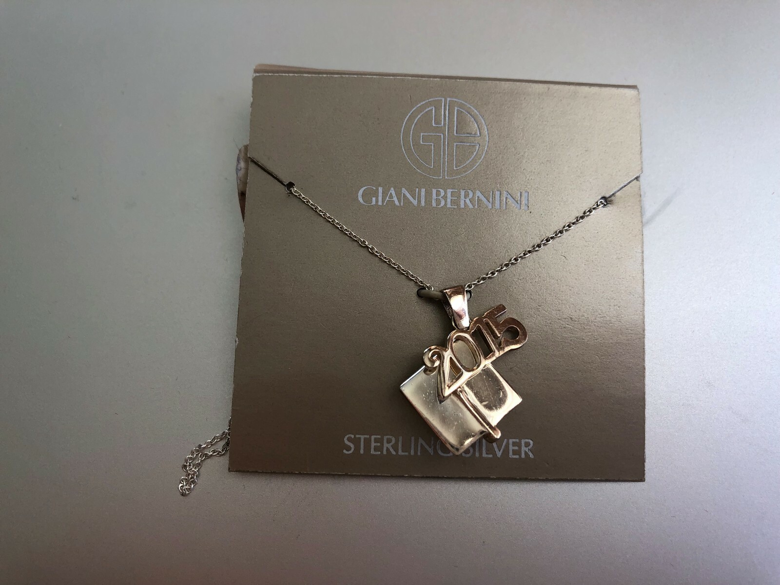 Giani Bernini 2015 Graduation Cap Pendant Necklace NEW!