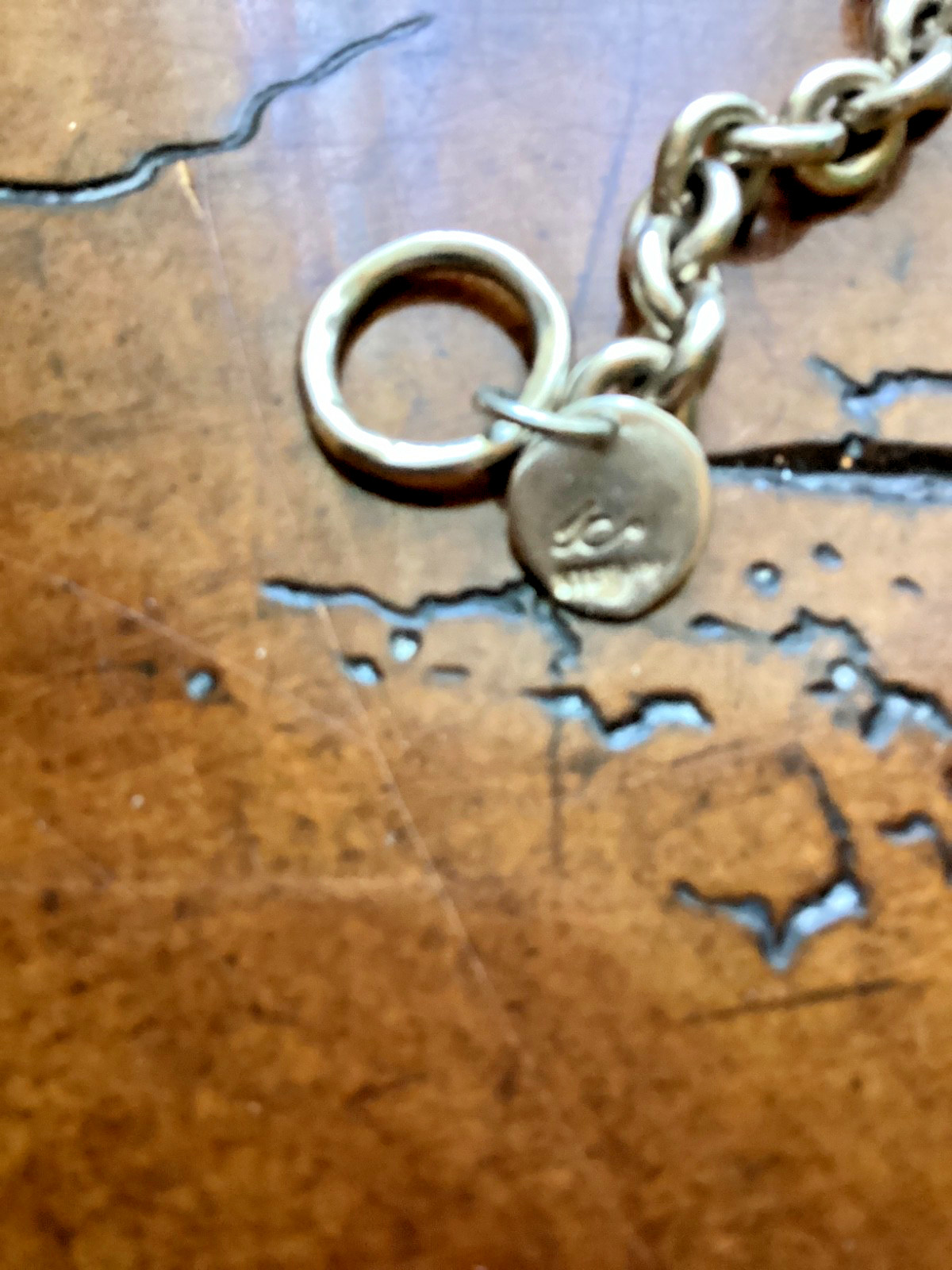 Susan Cummings Endangered Species African Animal Charm Necklace 19″ Sterling