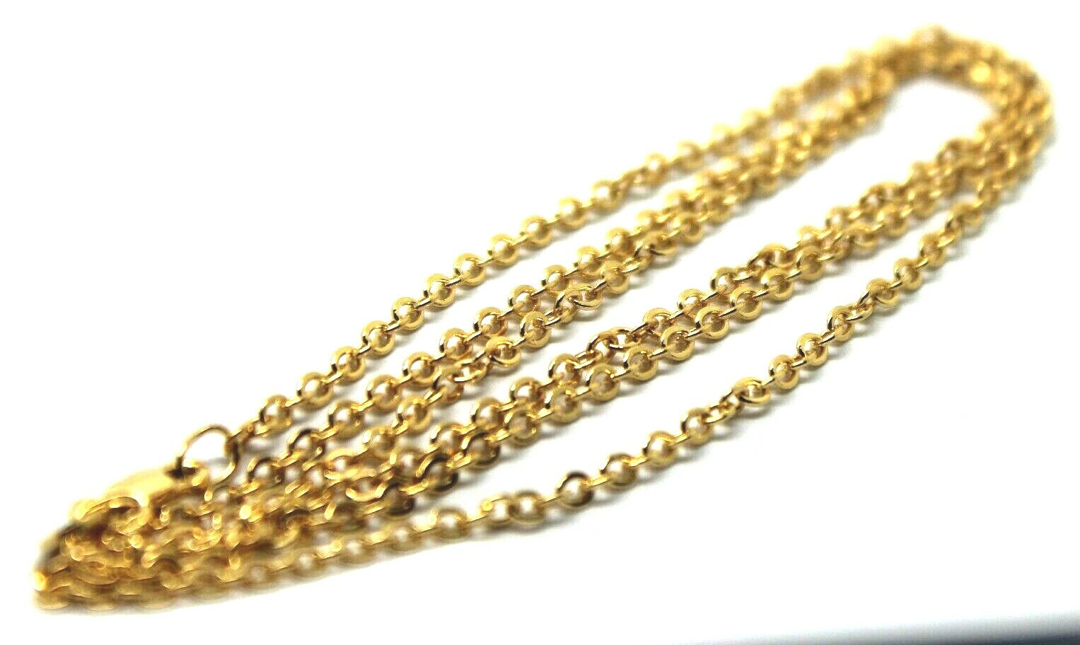 Genuine 9ct Yellow Gold Belcher Chain Necklace 70cm 3.82grams