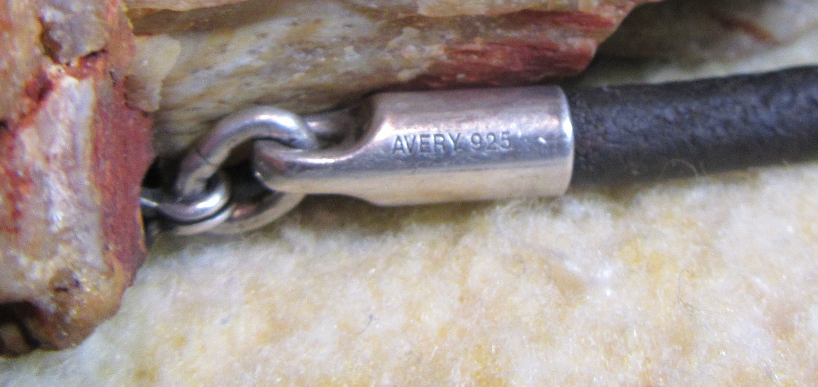 James Avery Retired 925 Shield Cross Pendant & 20″ Long Cord Necklace 4mm