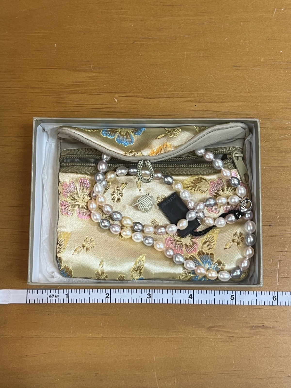 Honora Signed Sterling Silver Multicolor Pastel Freshwater Pearls Necklace