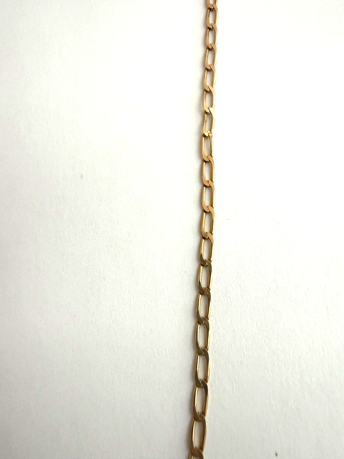 14k Yellow Gold Paper Clip Necklace