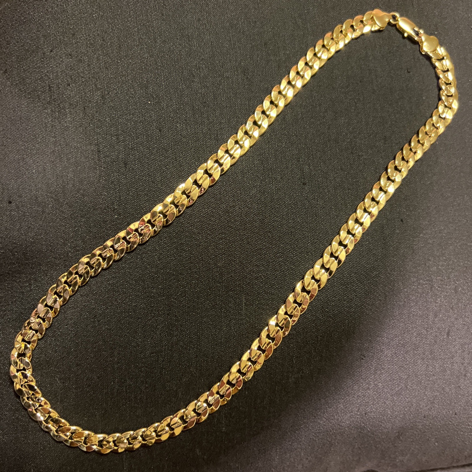 22INCH 6MM DIAMOND CUT 14KT ELECTROPLATED 10x HIGH QUALITY