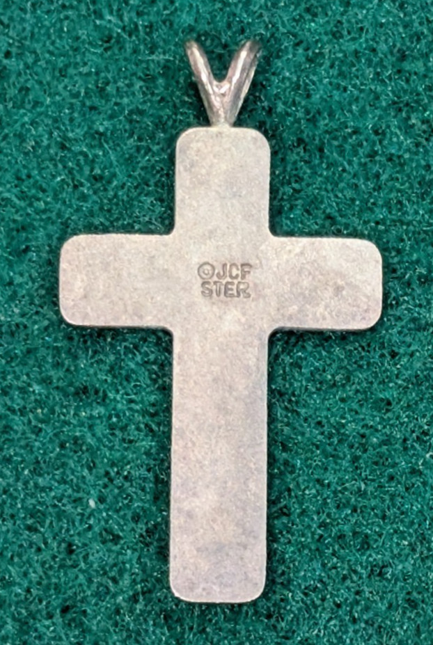 Chapel Apostle Cross Pendant represents Jesus and Apostles 925 Sterling Silver