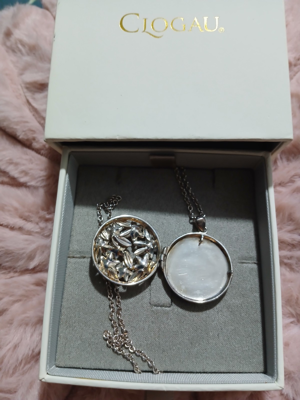 Early Clogau Flower Locket New In Box Never Worn Good Gift Rare Find 🎄