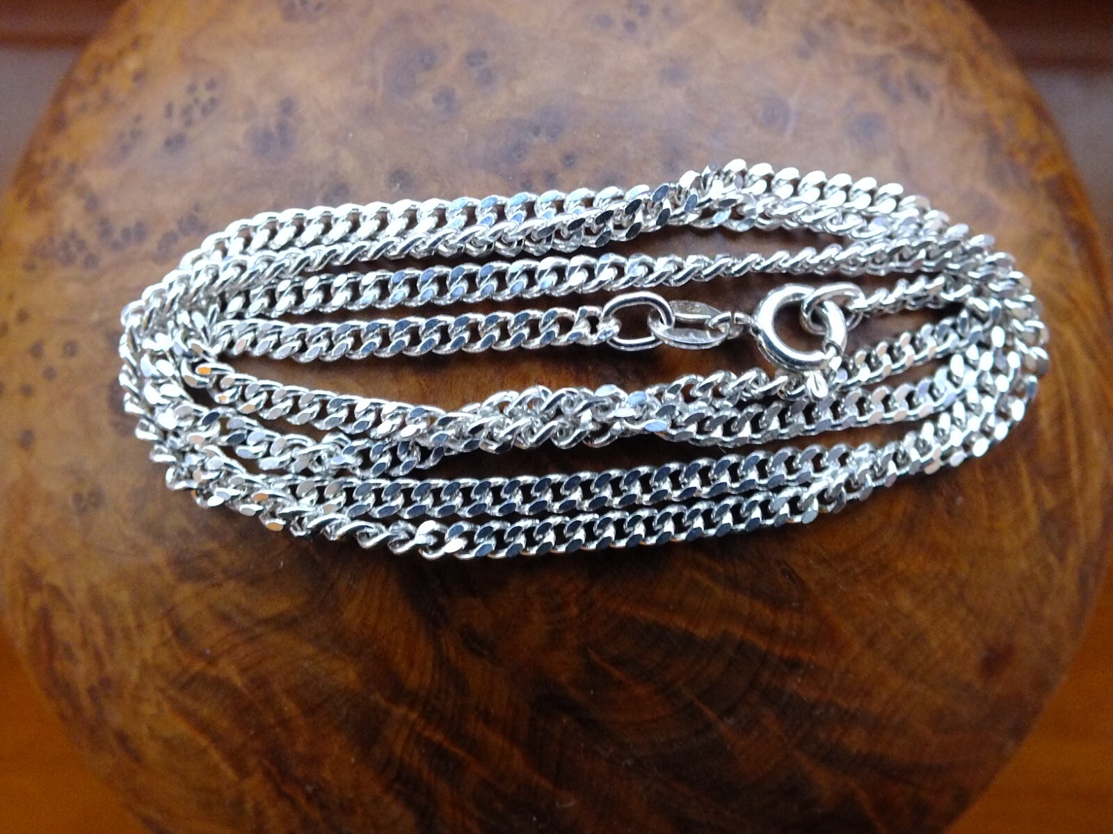SILVER 20″ 52CM HALLMARKED CURB NECKLACE 8 GRAMS IN NEW PRESENTATION BOX
