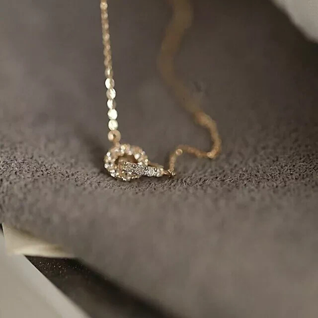 2Ct Round Cut Lab Created Diamond For Women Gift Pendant 14k Yellow Gold Plated