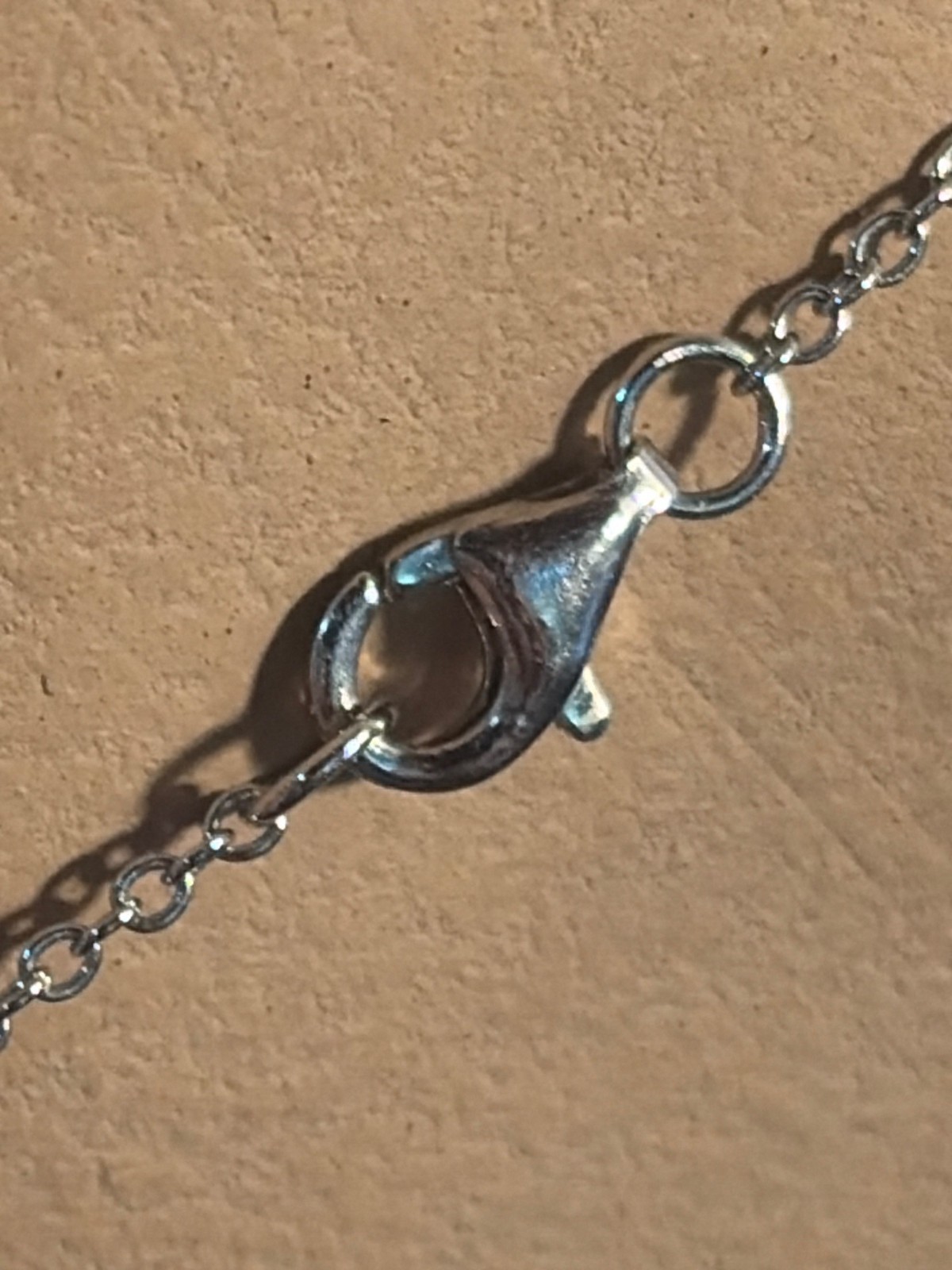 JTV Sleeping Beauty Turquoise Sterling Silver Dangle Necklace Lobster Clasp