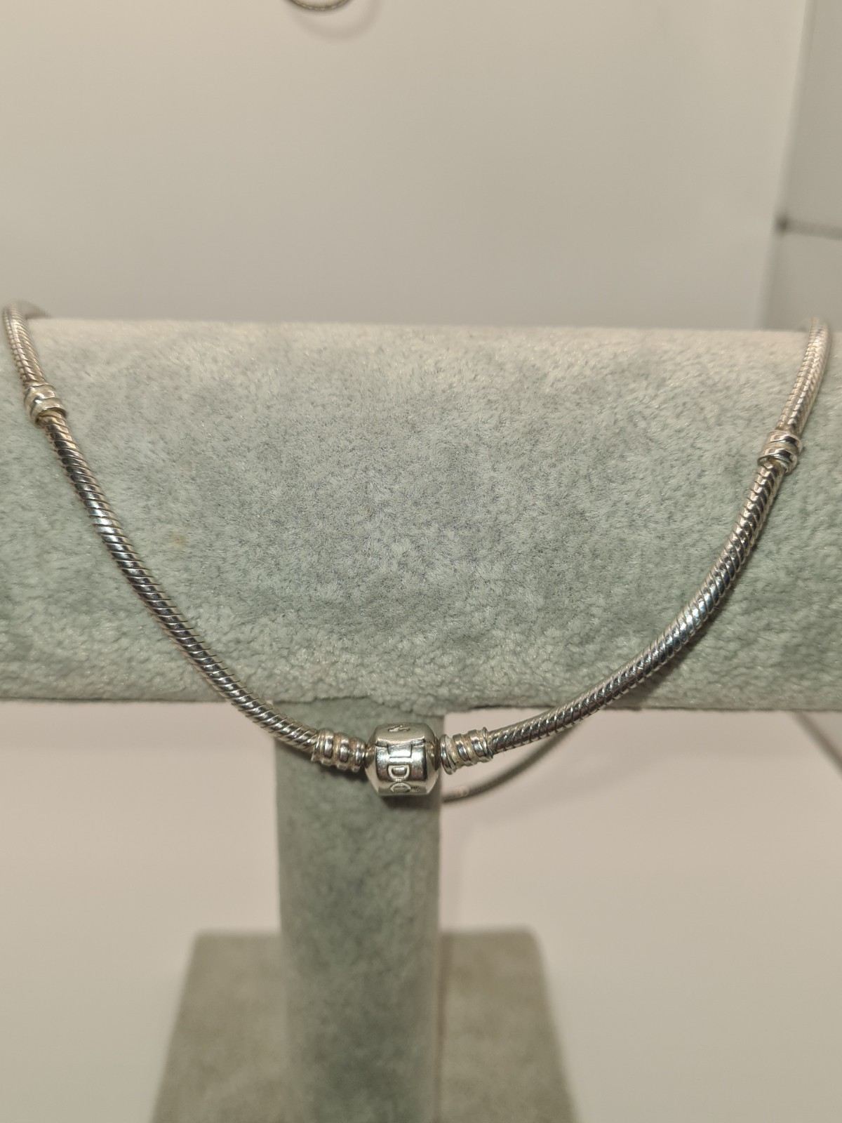 Pandora Snake Chain Necklace Barrel Clasp 45cm, 18 Inches S925 ALE
