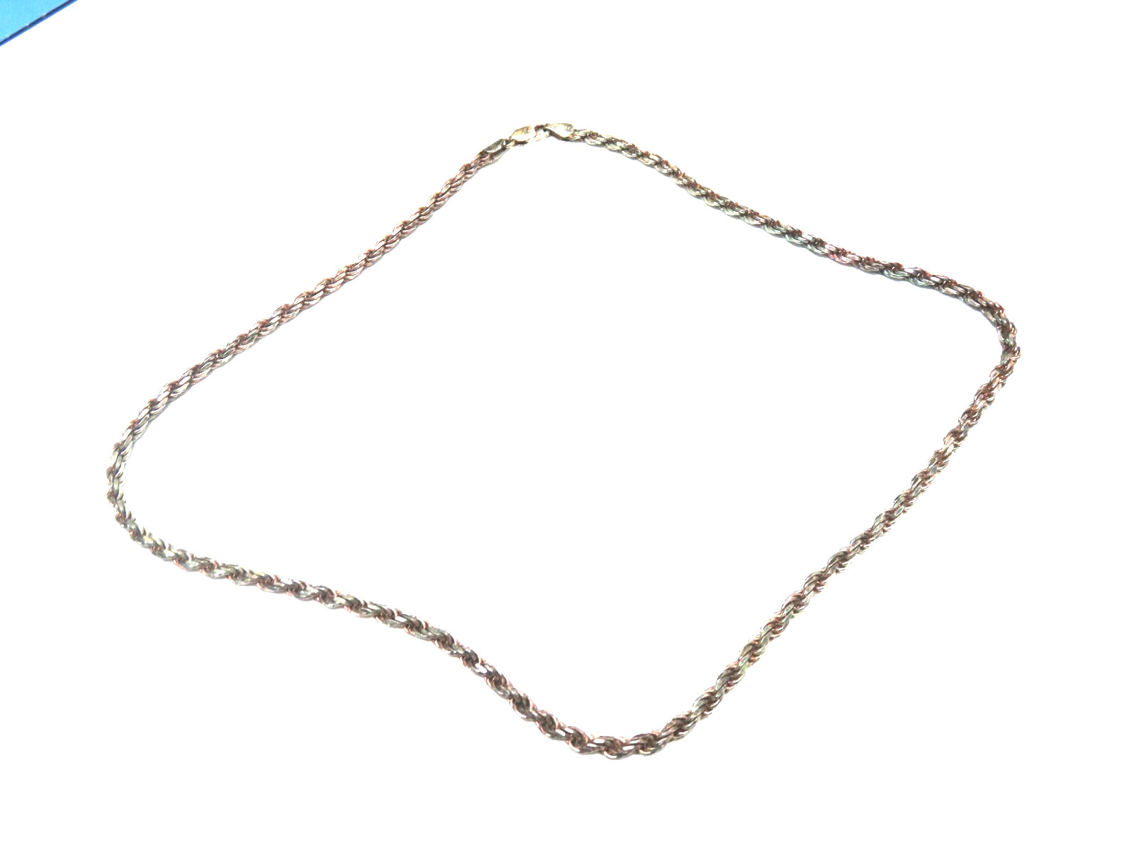 Beautiful 18″ Silver 925 Necklace 25 grams, Excellent, Made in China