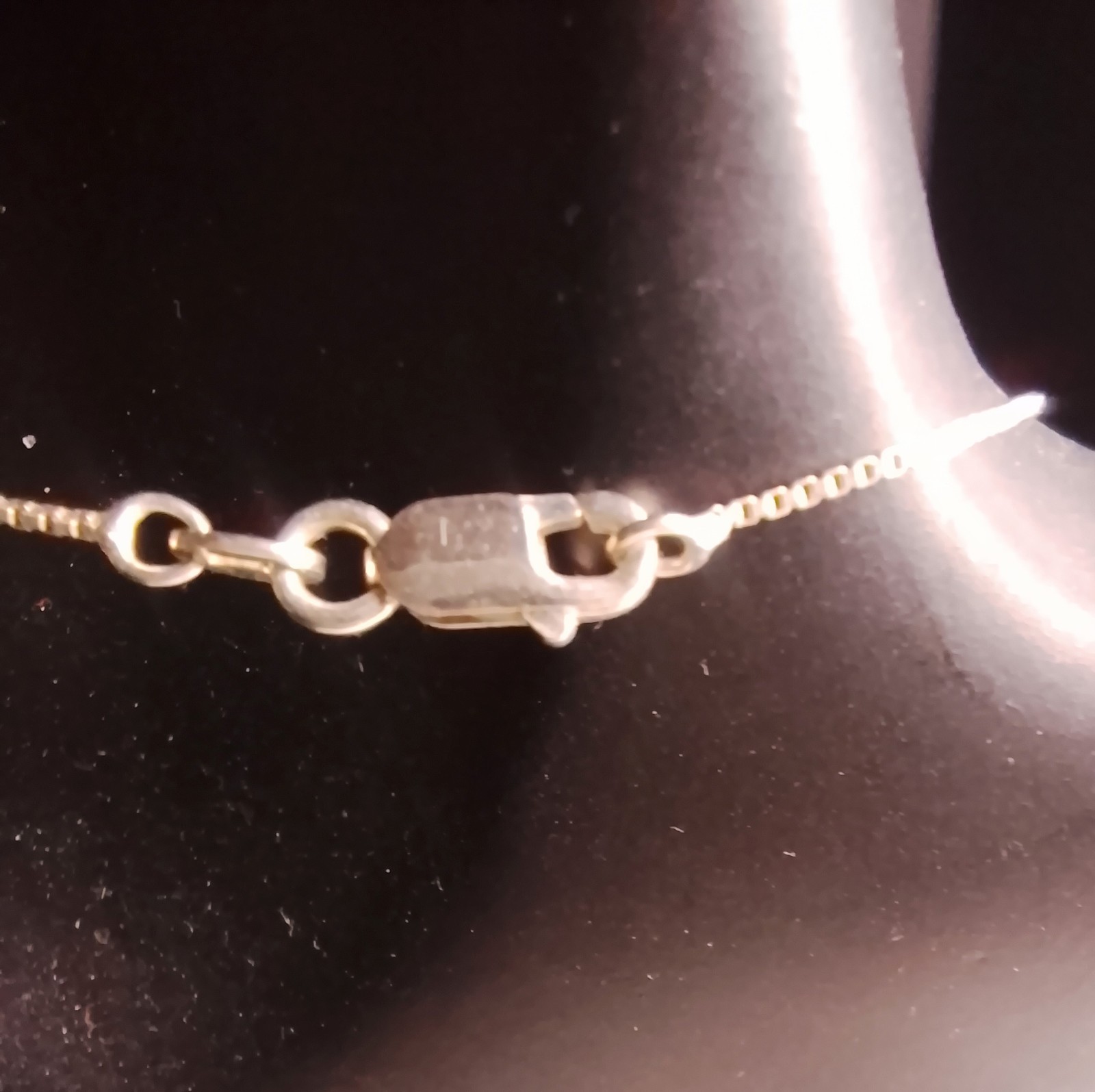 925 Sterling Silver Ribbon Twist Vertical Bar Pendant Necklace 18″ Dainty 4.82g