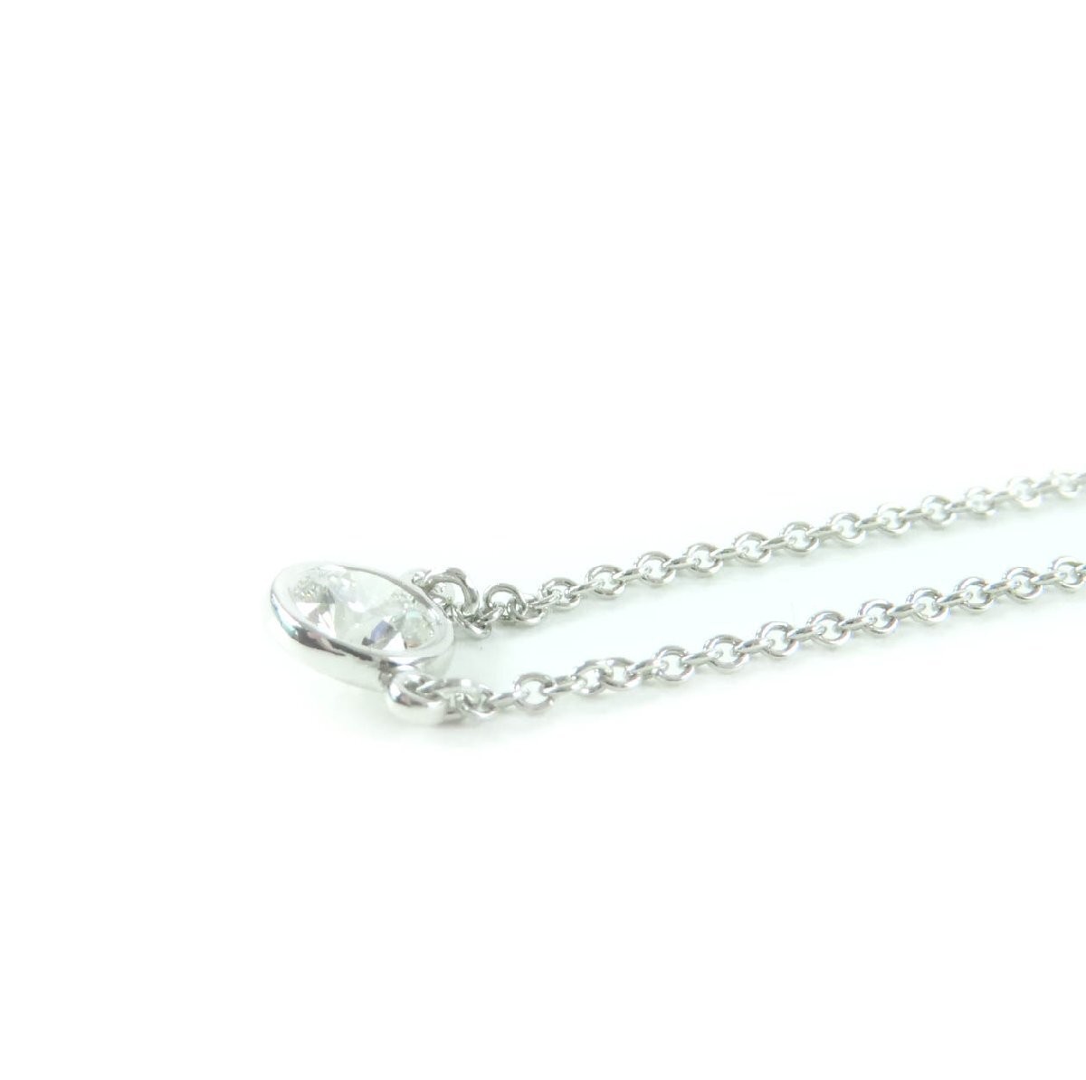 Tiffany & Co. Elsa Peretti By The Yard PT950 0.23ct I VVS1 3EX NONE 1PD Necklace