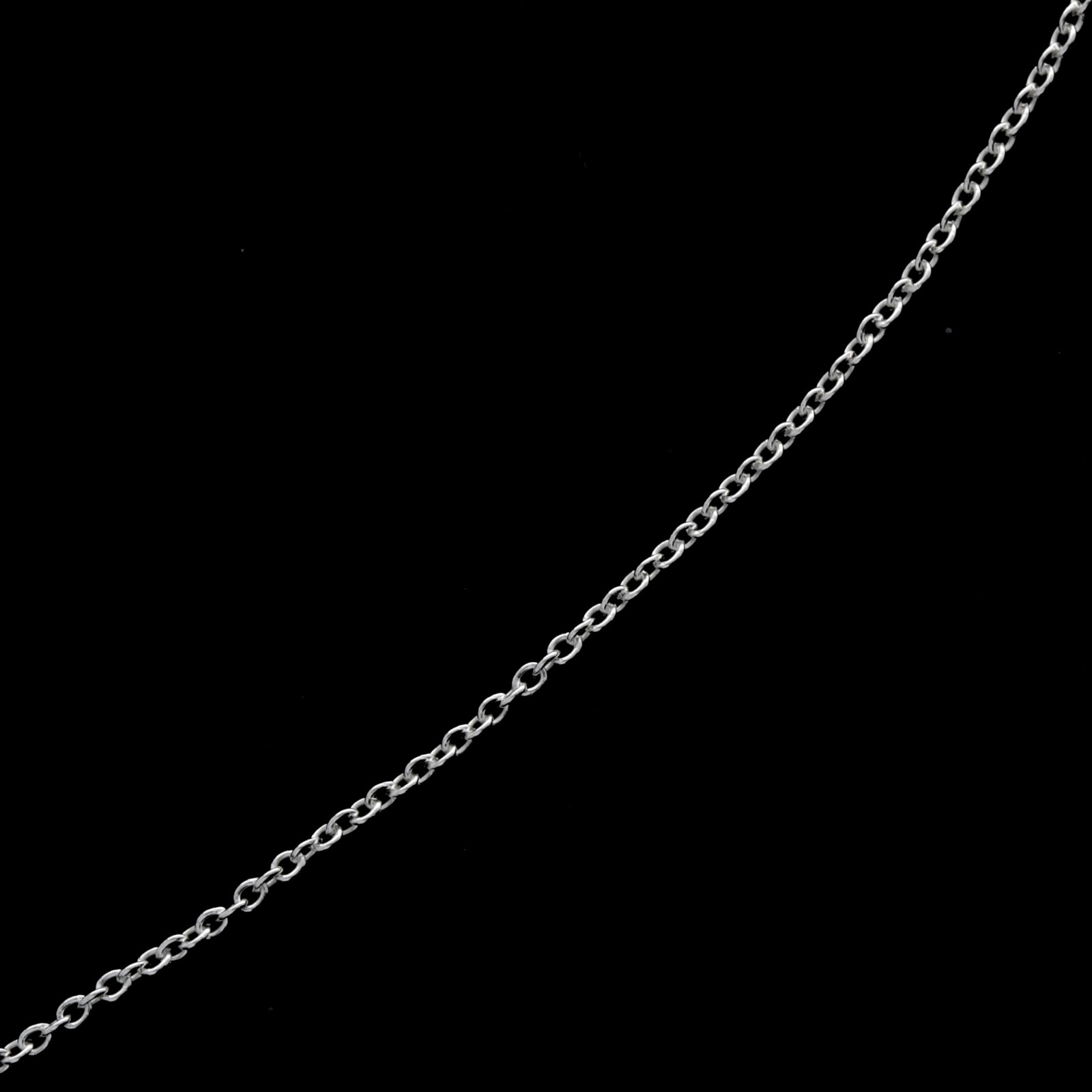 Made in Italy – 925 Sterling Silver Delicate Trace Chain with an anti-tarnish co