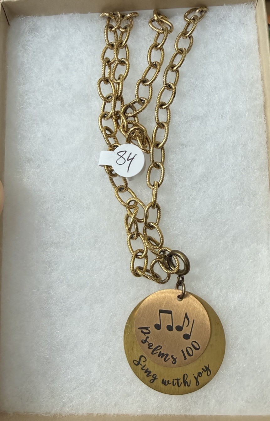 Double stacked Coin Engrave Charm