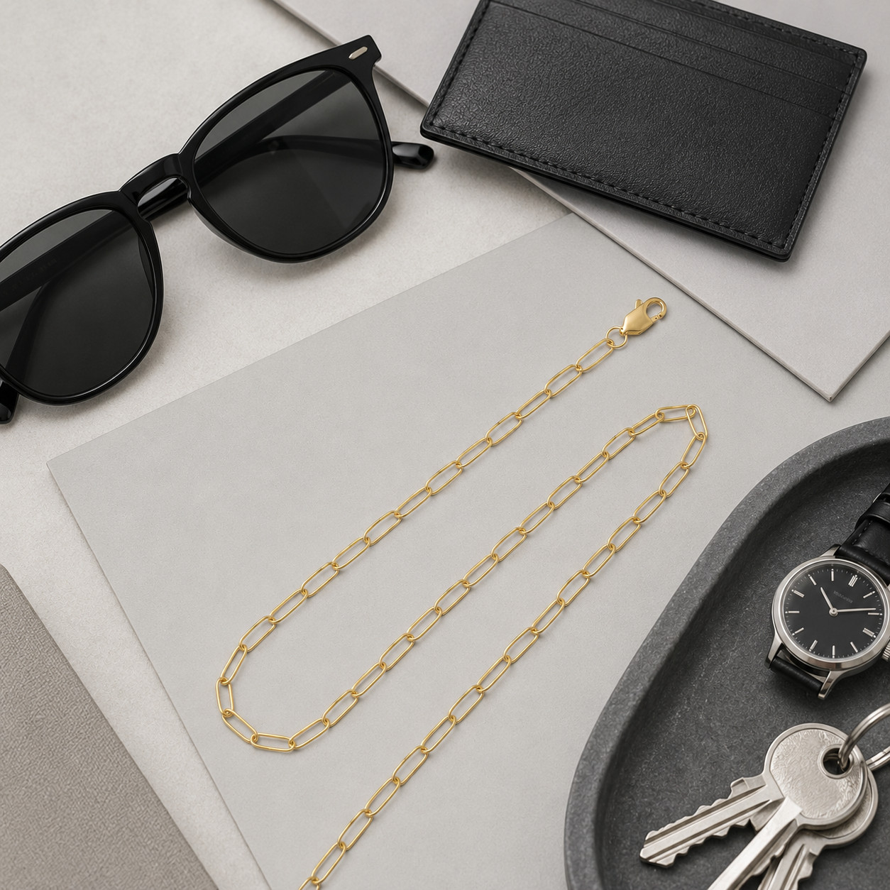 14/20 Gold Filled Paperclip Chain Necklace – 2.8mm