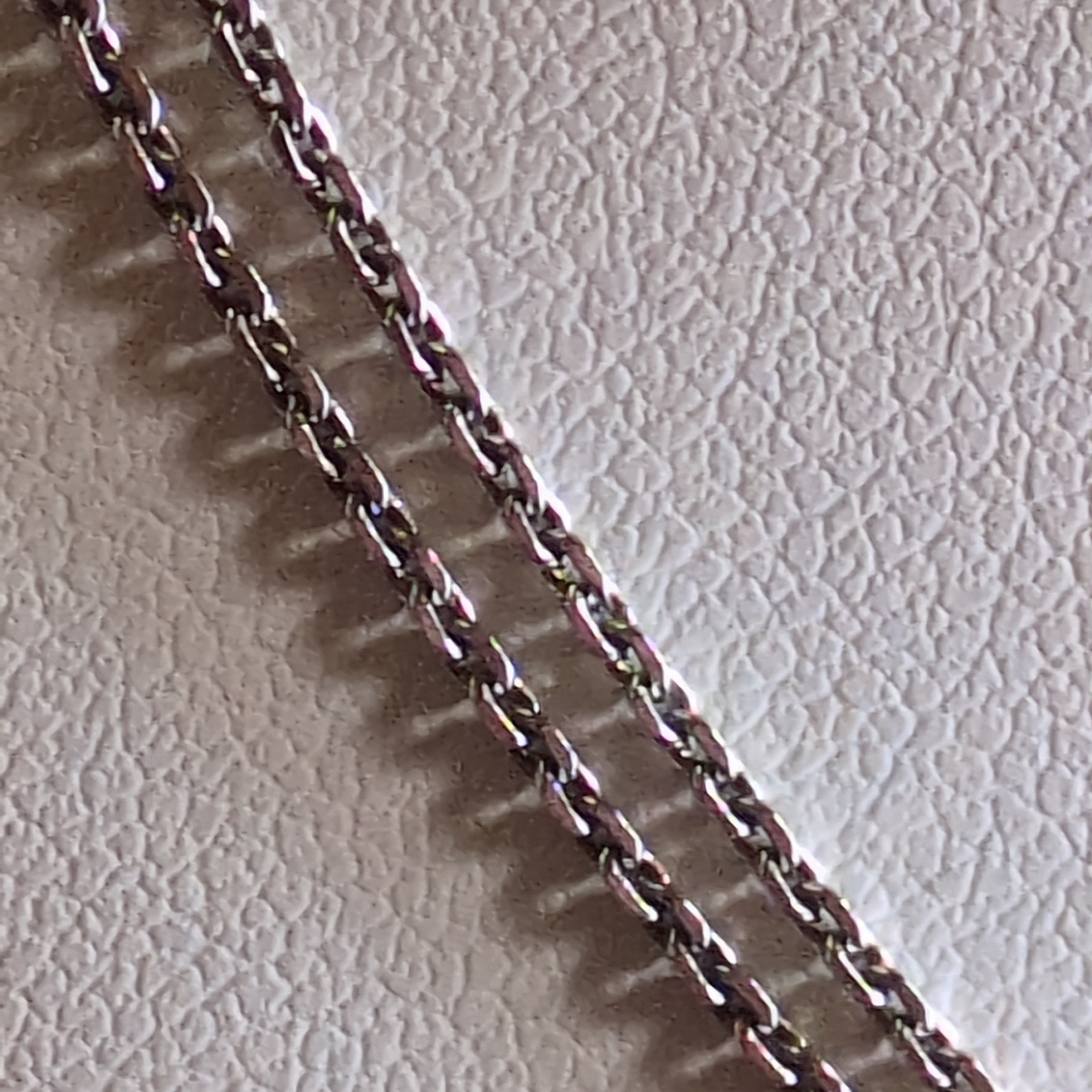 Vintage 925 Sterling Silver Double Strand Layered Cable Chain Necklace 17″ Italy