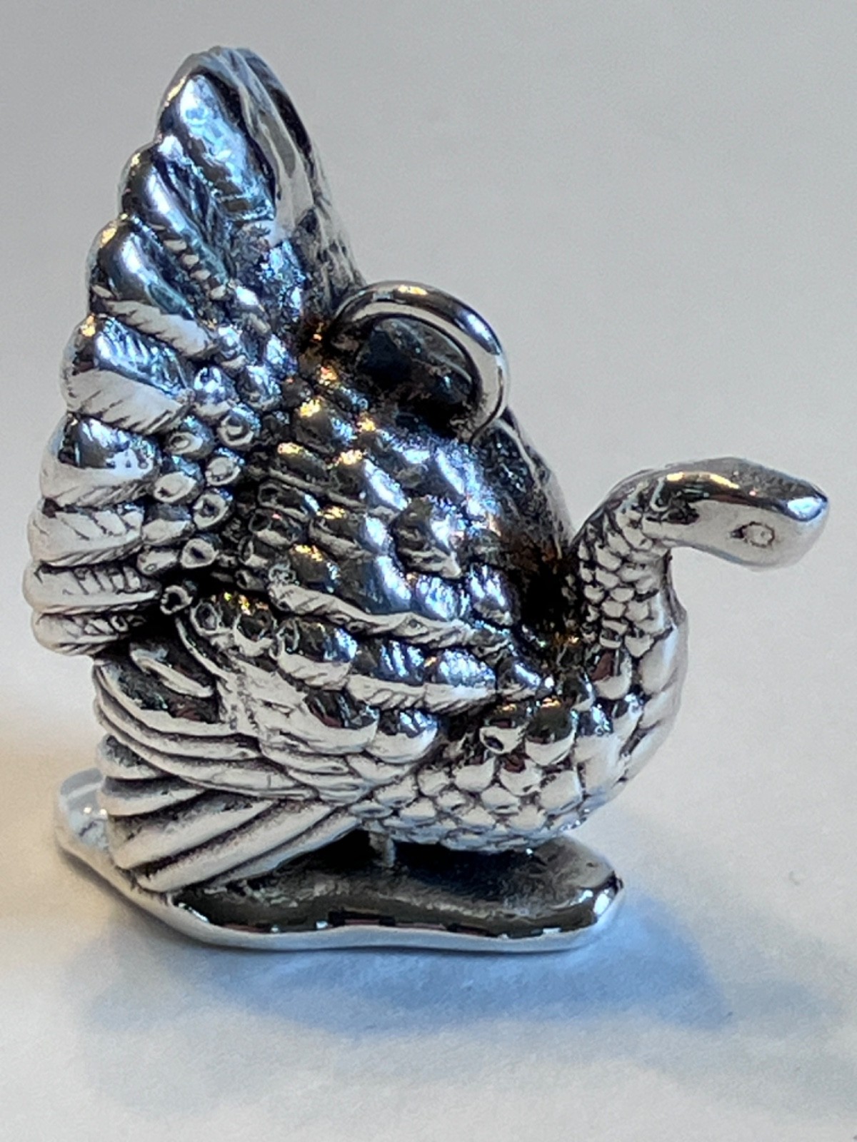 Turkey Bird Sterling 925 Charm Pendant Figurine 8 Grams