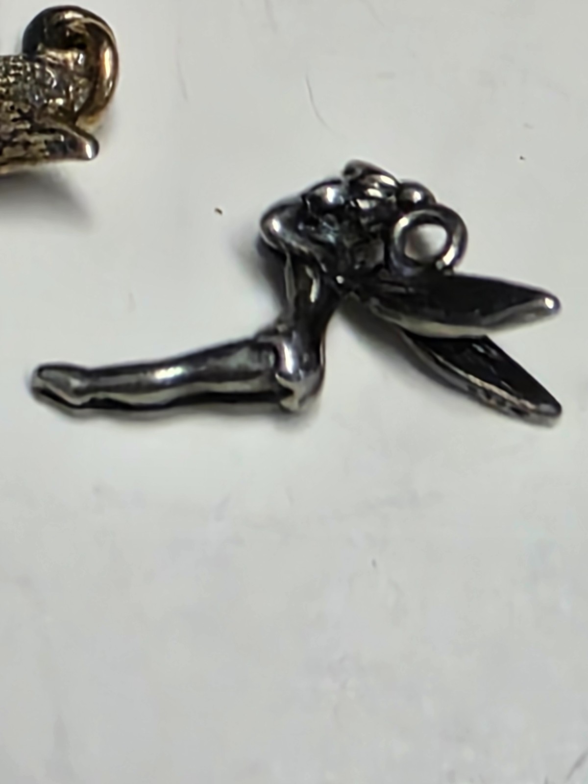 3 Sterling Silver Angels .925 each are 7/8″