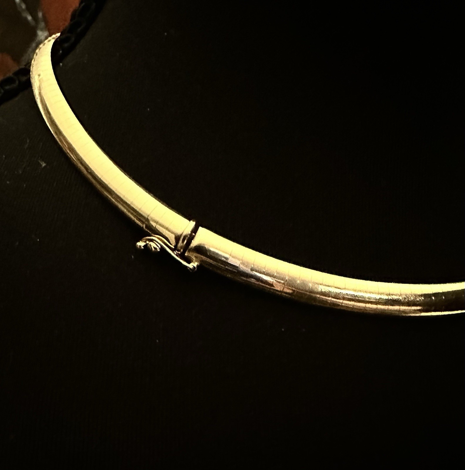 14K Yellow Gold Omega Necklace – 16” – 26.68 Grams – Excellent Condition