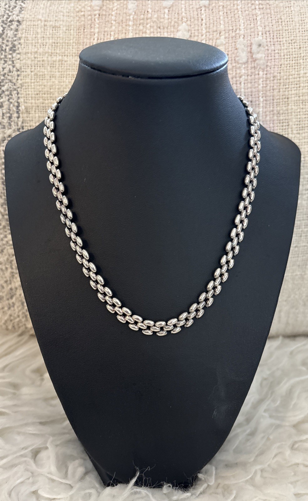 Sterling Silver 17 in Elegant No Scrap 16.7g Signed IBB 925 Italy