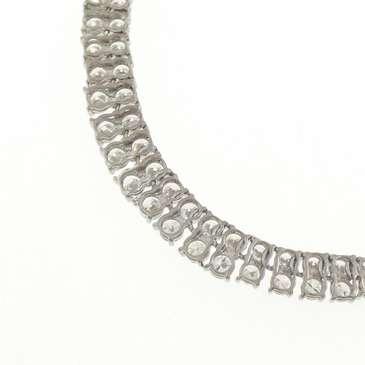 Authentic PT850 Diamond Necklace 10.01CT #246-000-448-4172