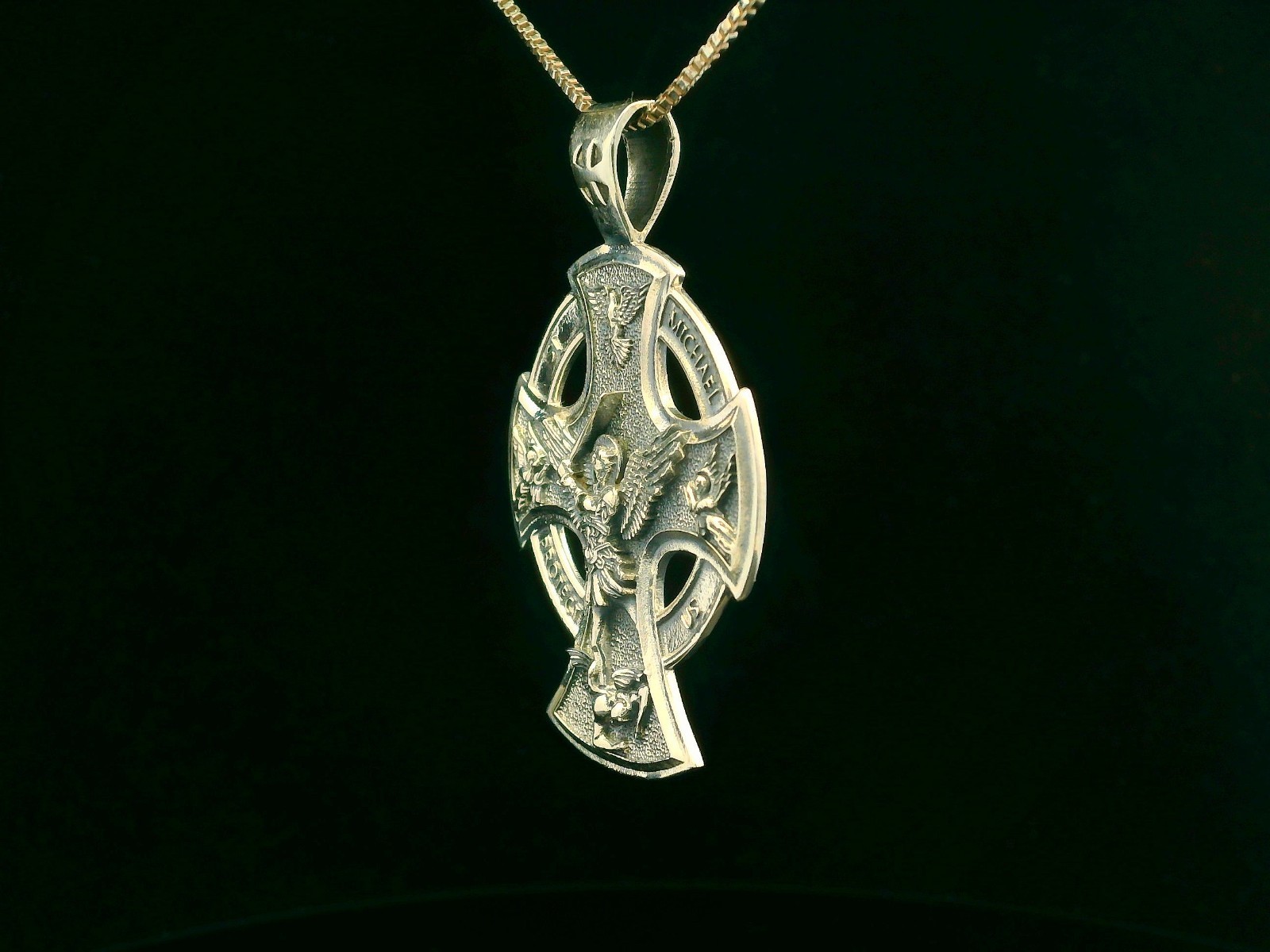 925 Sterling Silver Saint Michael Necklace