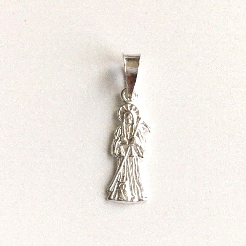 925 SILVER GRIM REAPER PENDANT / PLATA DIJE DE LA SANTA MUERTE – 20x6mm