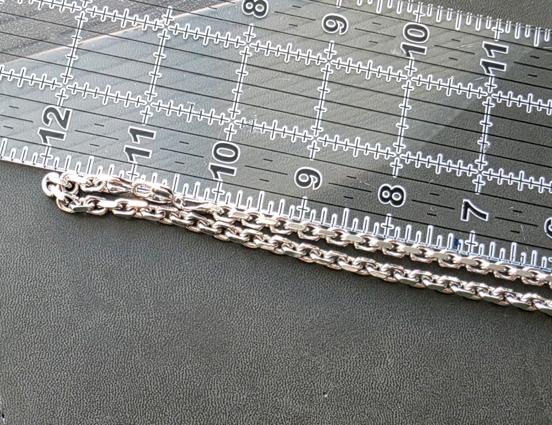 Karizia Spa 925 Sterling Silver Chain Necklace 24 Inches 5mm Width Made In Italy