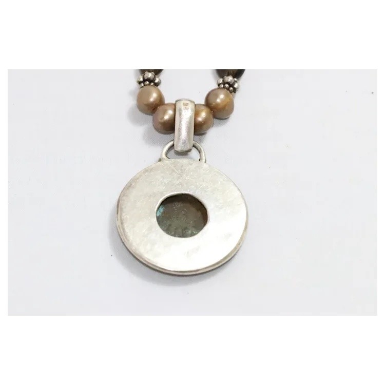 Vintage Sterling Silver Multi Gem Necklace
