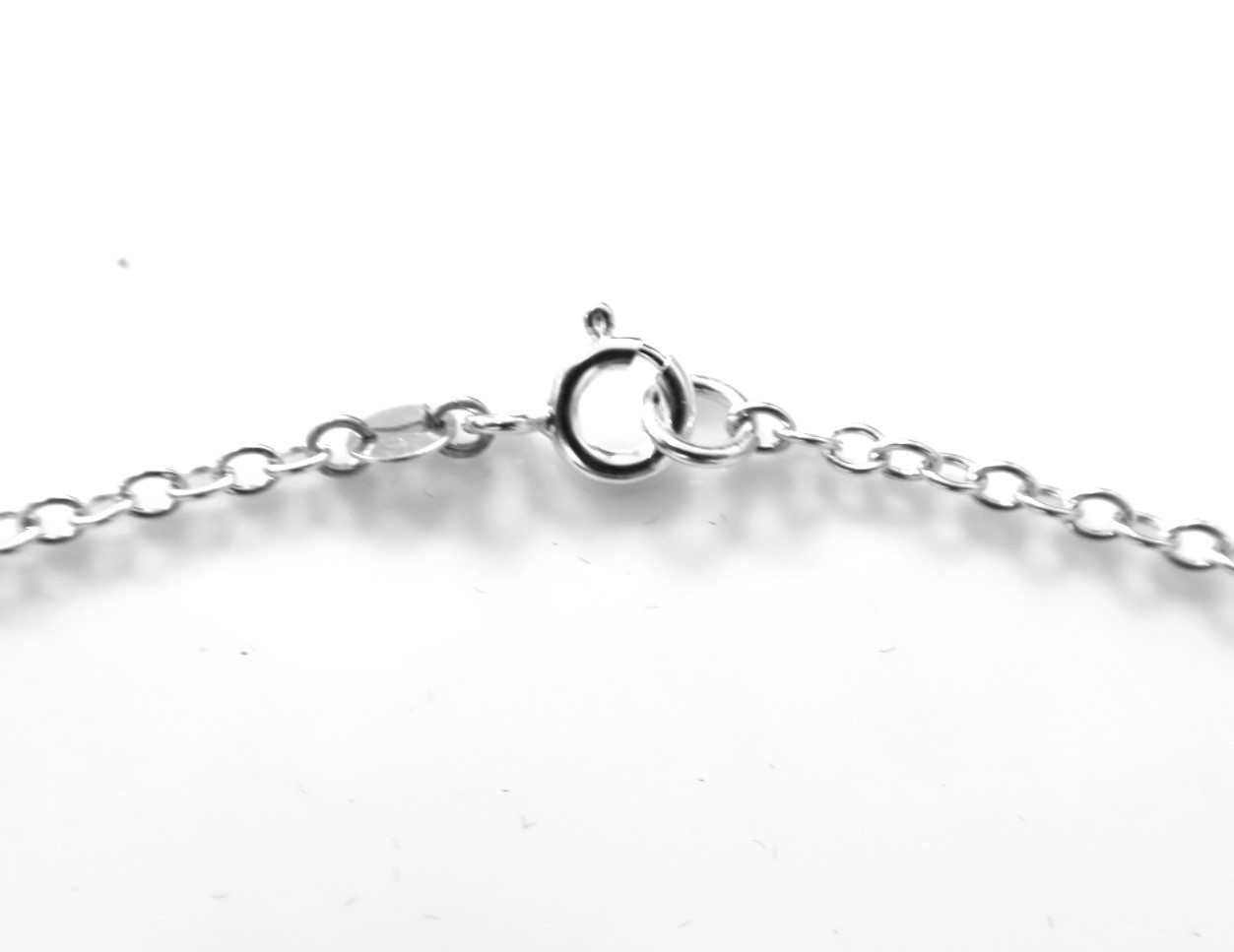 15mm Sterling Silver Karma Necklace Eternity Infinity Circle Ring Chain Handmade