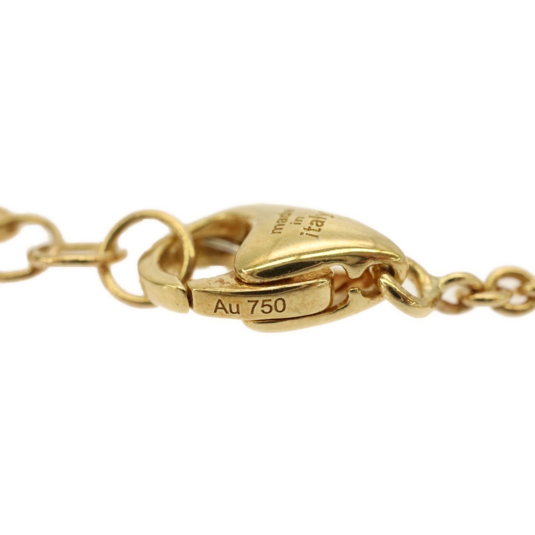 MARCO BICEGO Yellow Gold 18K & Diamond Necklace Total Length 17.3 in With Case