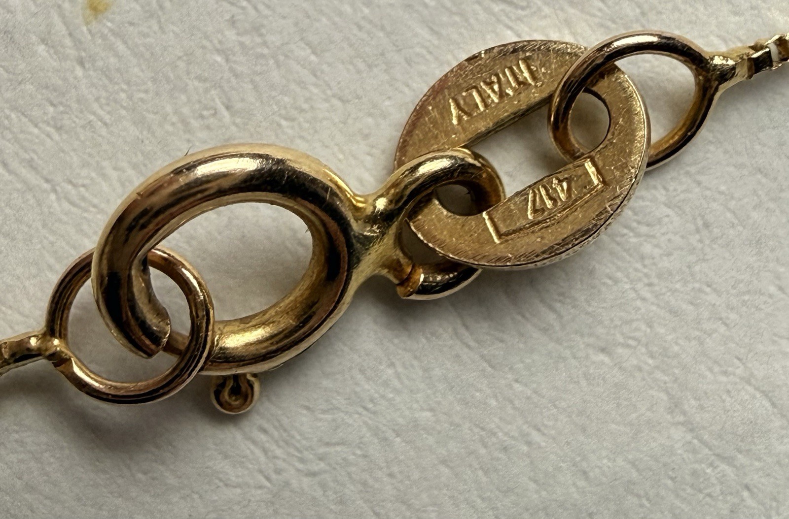 Vintage Solid 14k Yellow Gold Horse Pendant Necklace 2 Grams Equestrian Italy