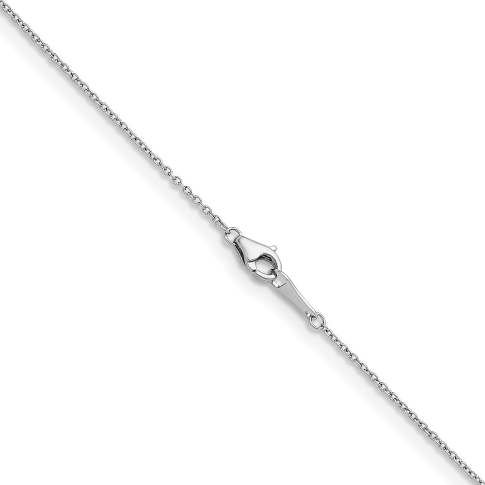 Platinum Solid 1.1mm Cable 16 inch Chain Necklace 2.19gram Gift for Mother