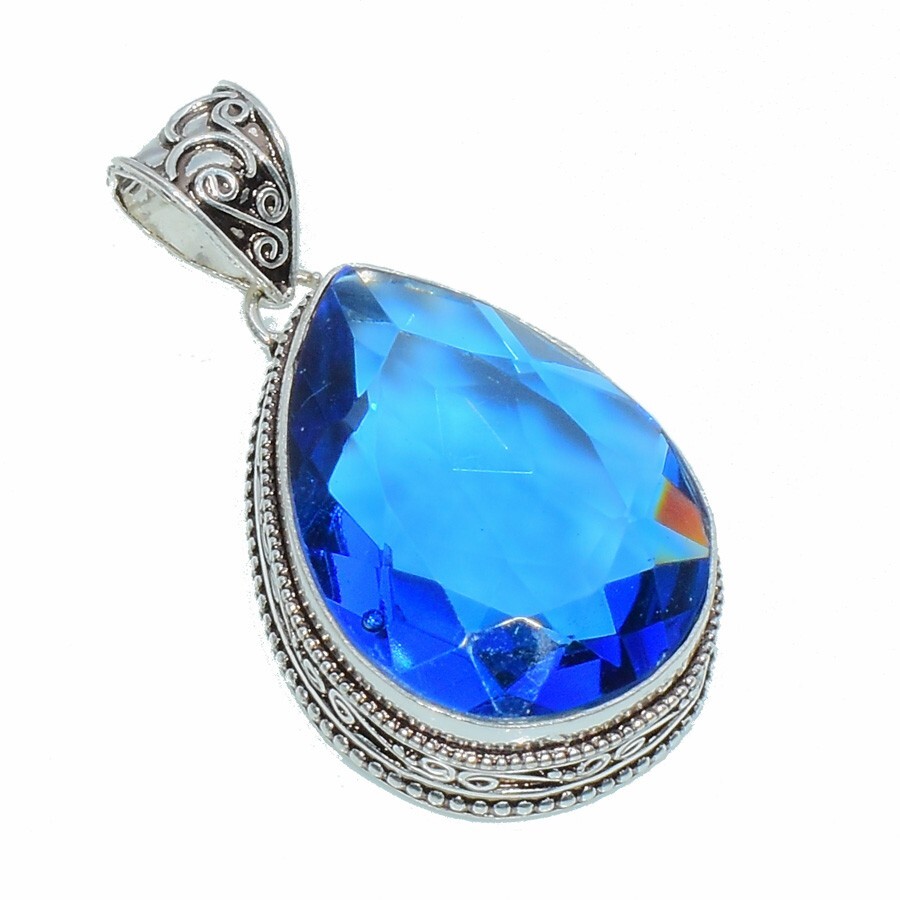Tanzanite Gemstone Handmade 925 Sterling Silver Handmade Pendant Pendant 2.20″