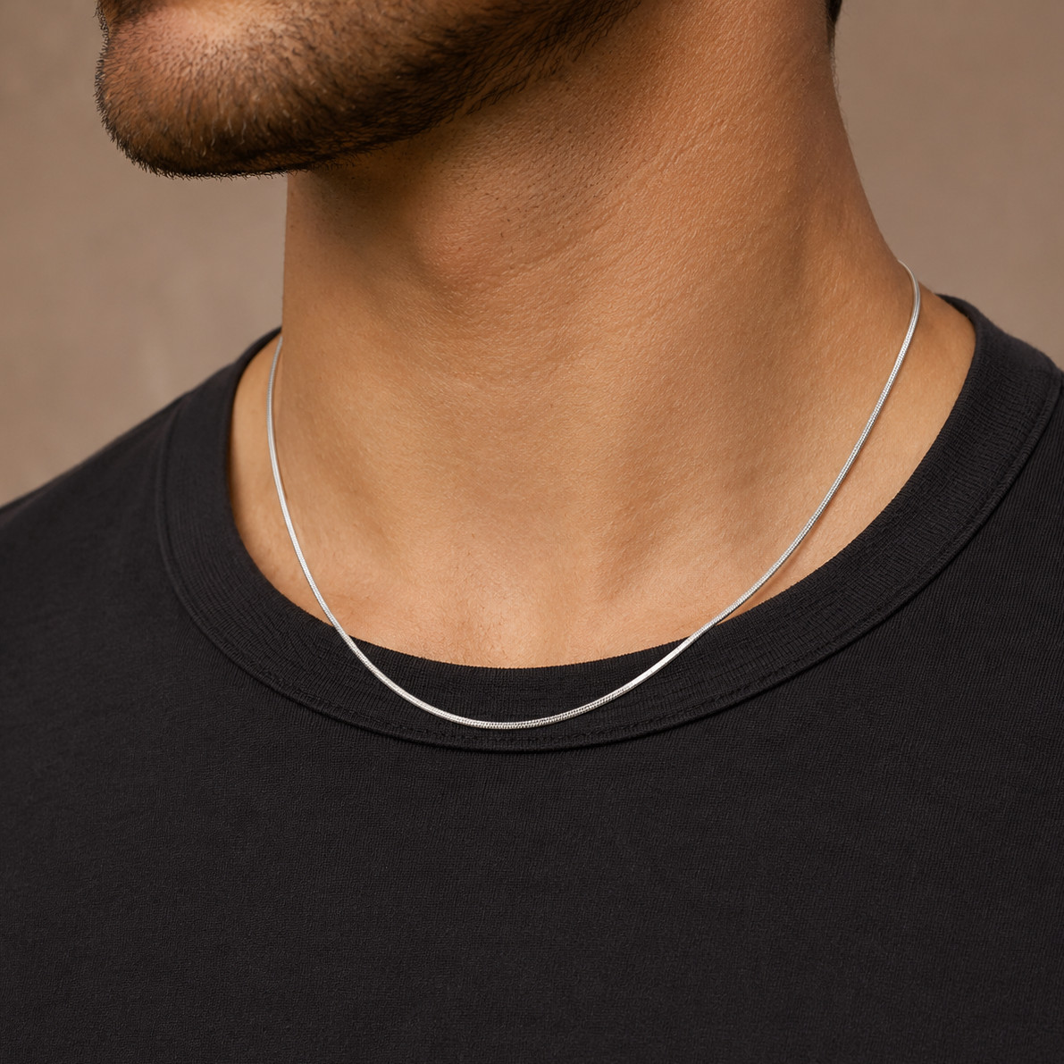 925 Sterling Silver Italian Snake Chain Necklace – 1.5mm