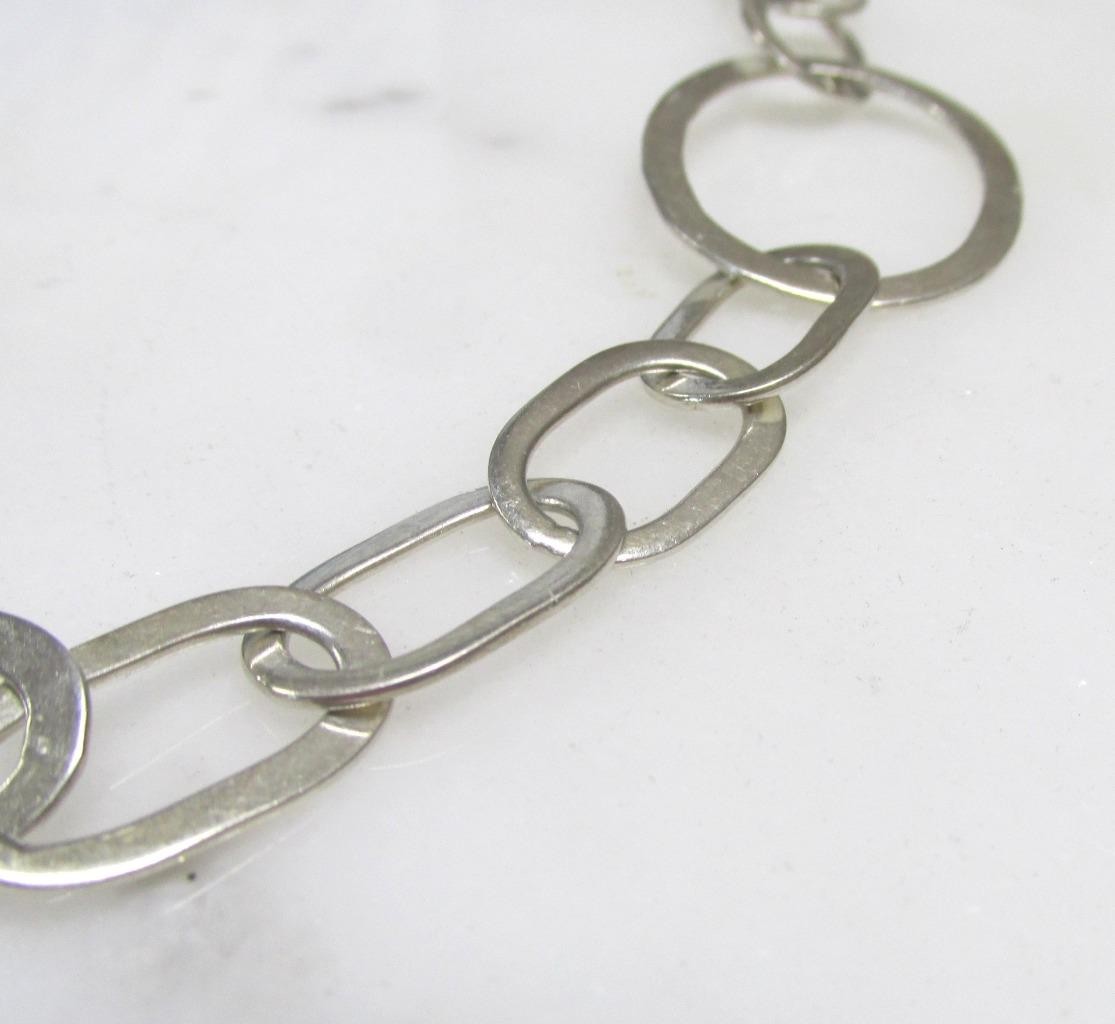 Long Sterling Silver Oval Link Chain / Necklace ~ 34″ ~ 49.2grams ~ 3-D430