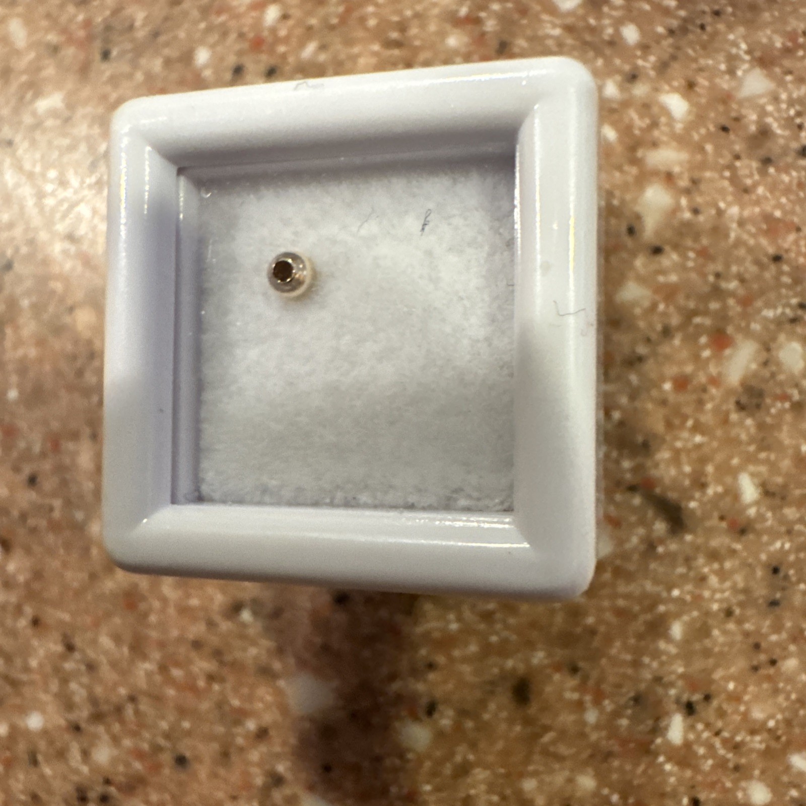 10K Solid Gold Bead In Case New