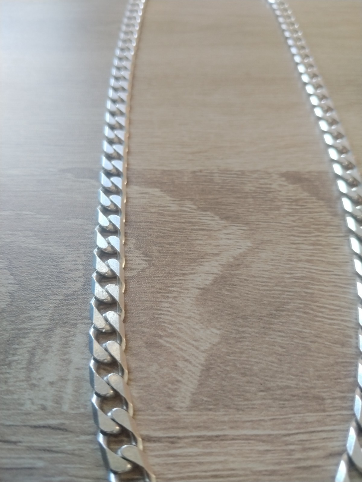 20 inch 925 MENS STERLING SILVER 49.7g 20.5 CURB LINK CHAIN Necklace 52cm cuban