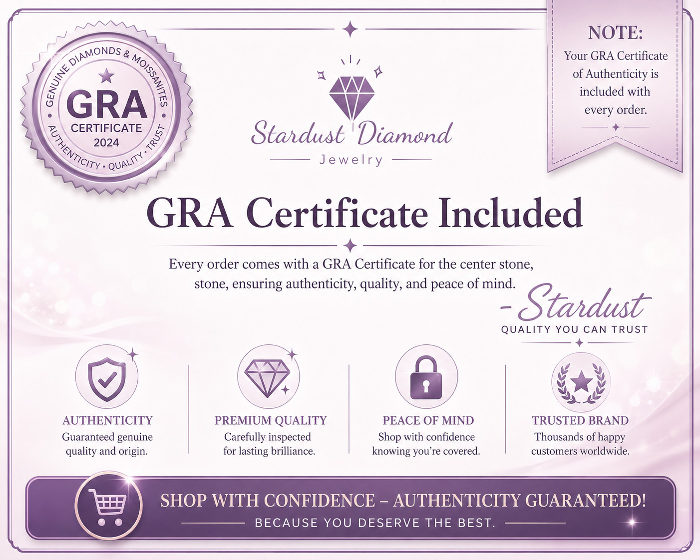 1Ct Round GRA Certified Moissanite Solitaire Women Pendant 14K White Gold Plated