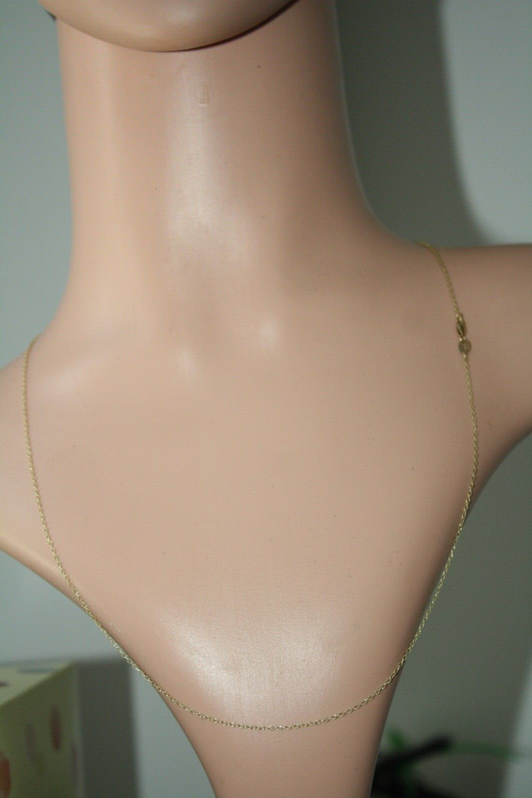 100% BRAND NEW 9K Solid Yellow Gold 1.2mm Link Necklace Chain 70cm Lobster Clasp