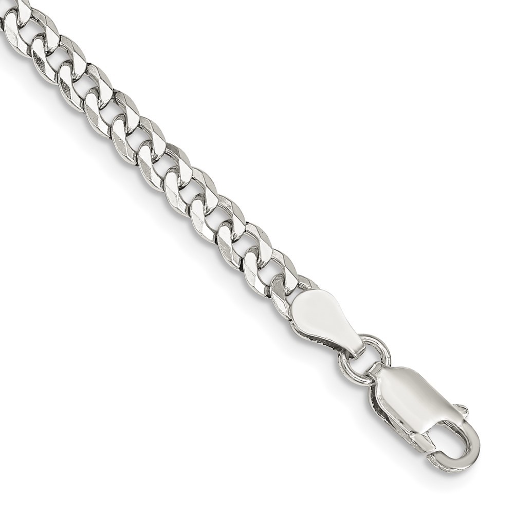 925 Sterling Silver 2.3-14mm Curb Chain Necklace 7-30 Inch Mens Womens