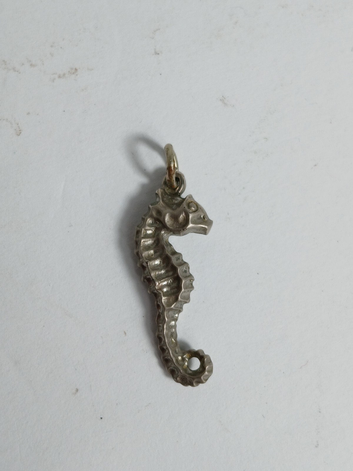 Vintage 925 Sterling Silver Seahorse Pendant Fish Ocean Marine Animals