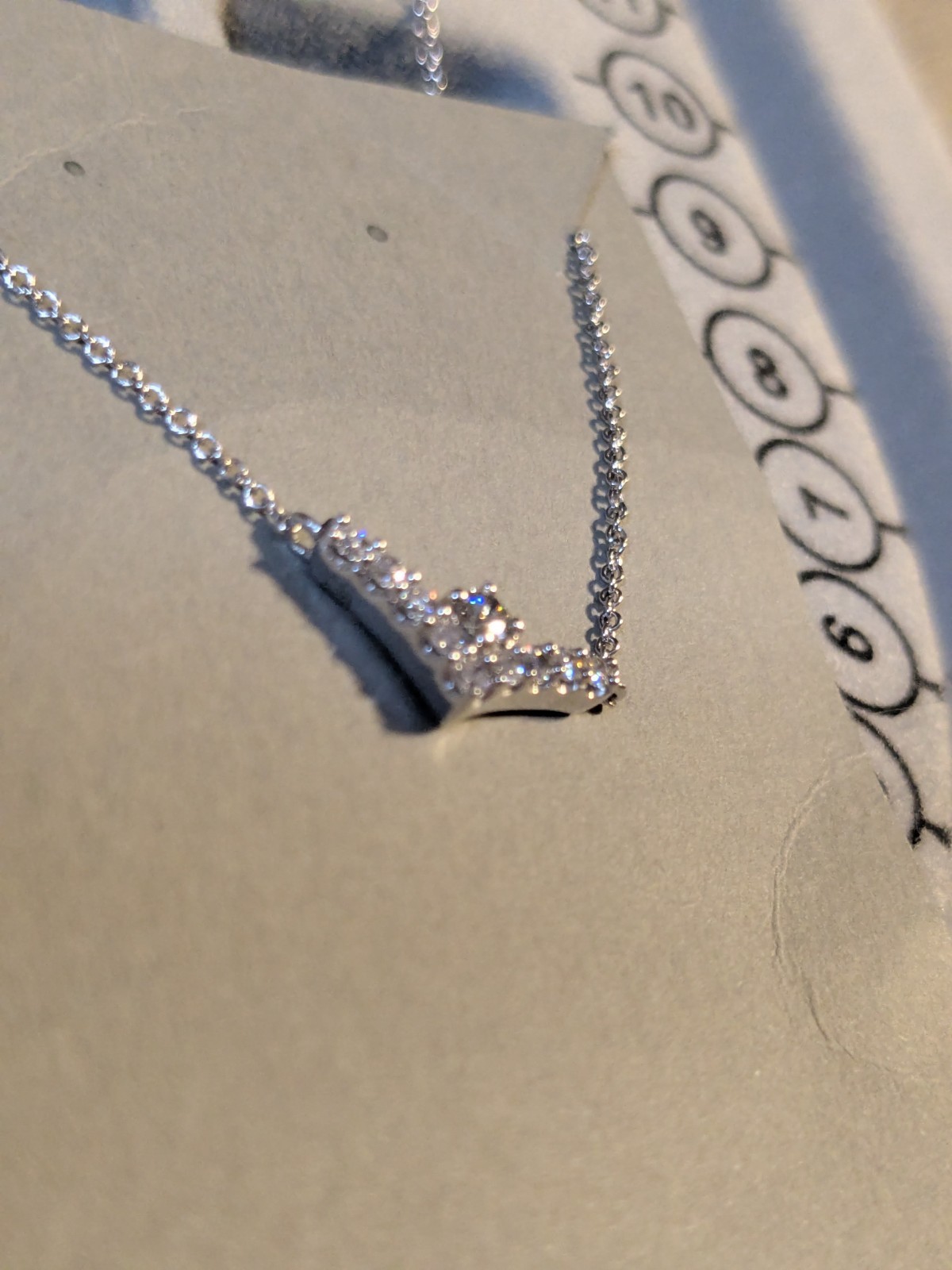 Brilliant Earth Diamond Pave Chevron Necklace
