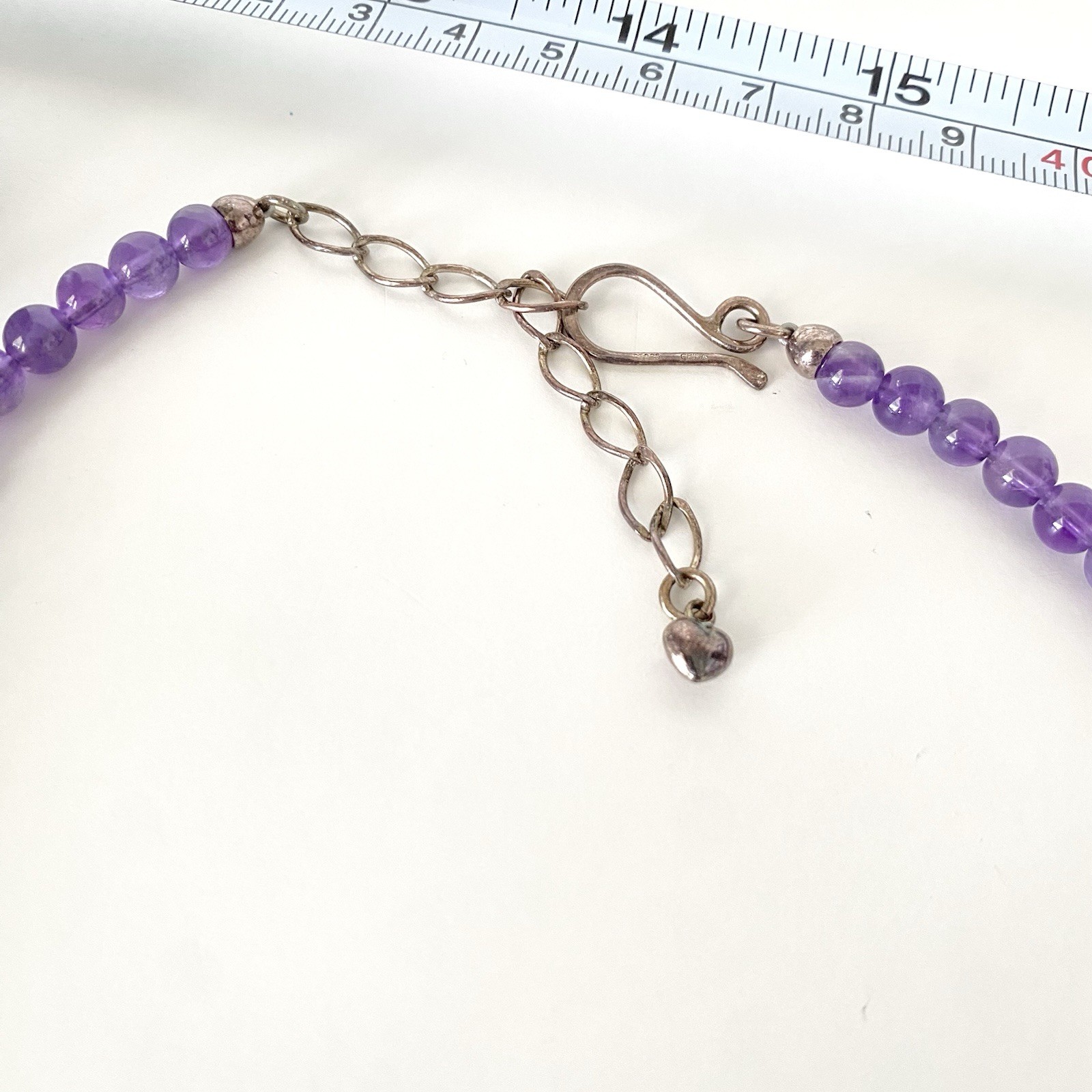 Jay King DTR Amethyst Carnelian Clear Quartz Claw Shard Necklace Estate Sterling