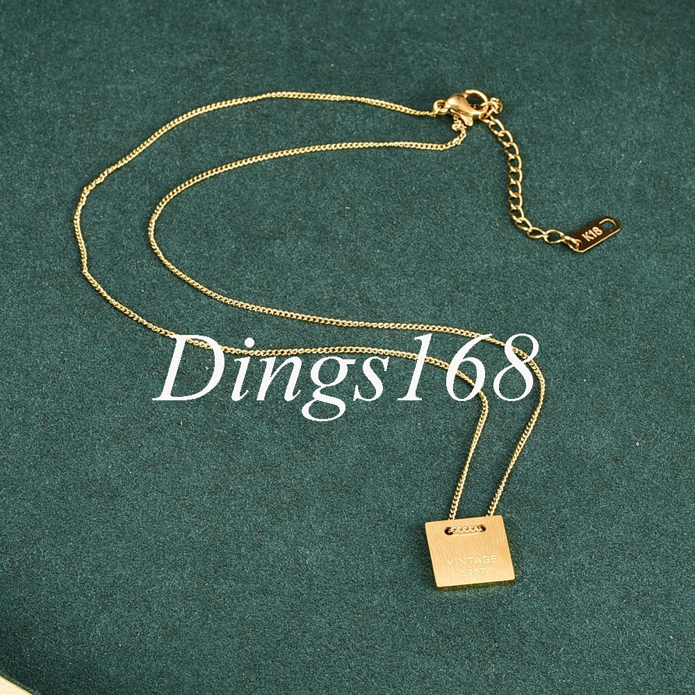 18K Yellow Gold Filled Hypoallergenic 0.5″Square 16+2.4 inch 1mm Choker Necklace